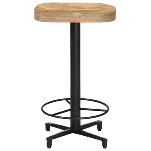 vidaXL Bar Stool Bar Seat Counter Height Island Stool for Pub Solid Mango Wood-10