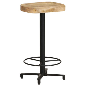 vidaXL Bar Stool Bar Seat Counter Height Island Stool for Pub Solid Mango Wood-0