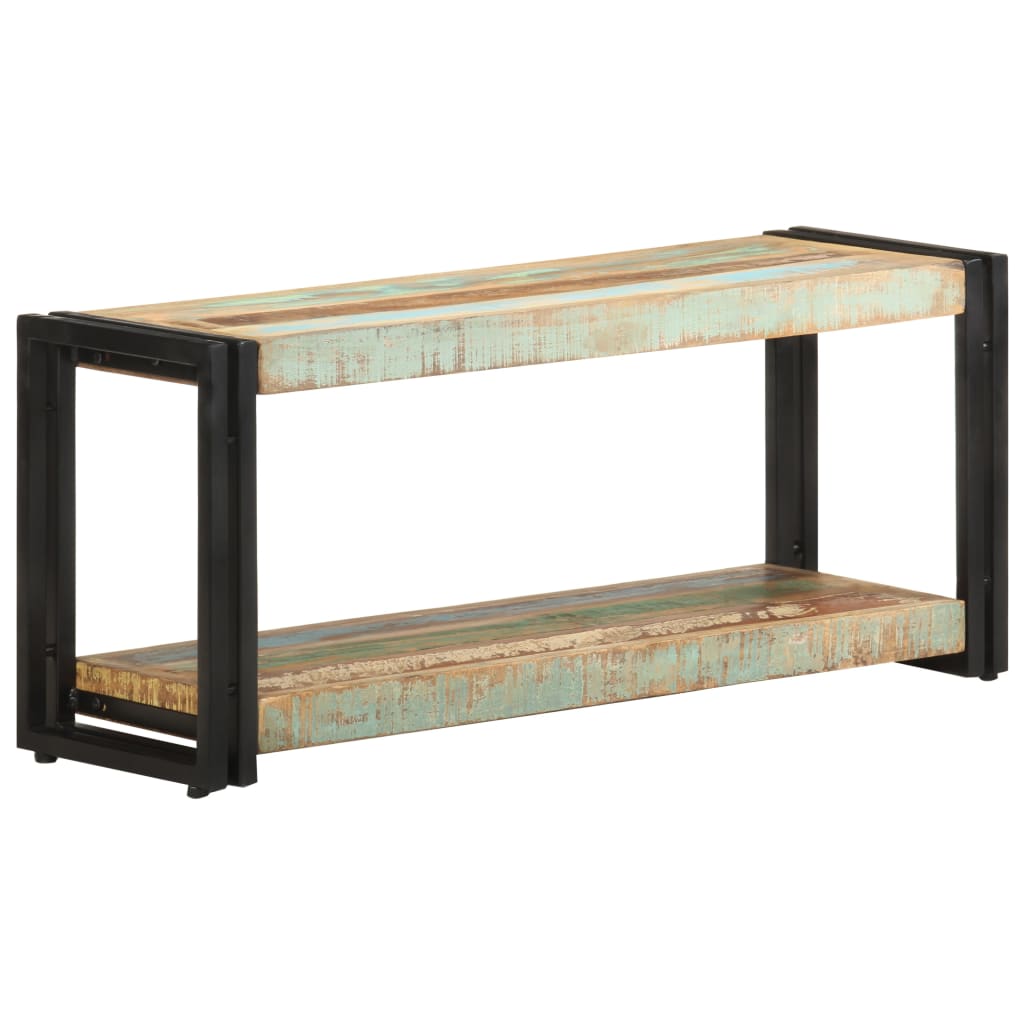 vidaXL TV Stand 35.4"x11.8"x15.7" Solid Wood Reclaimed-0