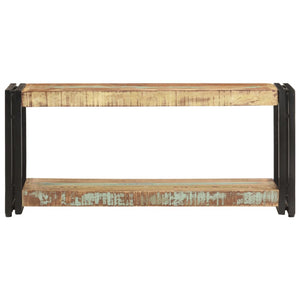 vidaXL TV Stand 35.4"x11.8"x15.7" Solid Wood Reclaimed-2