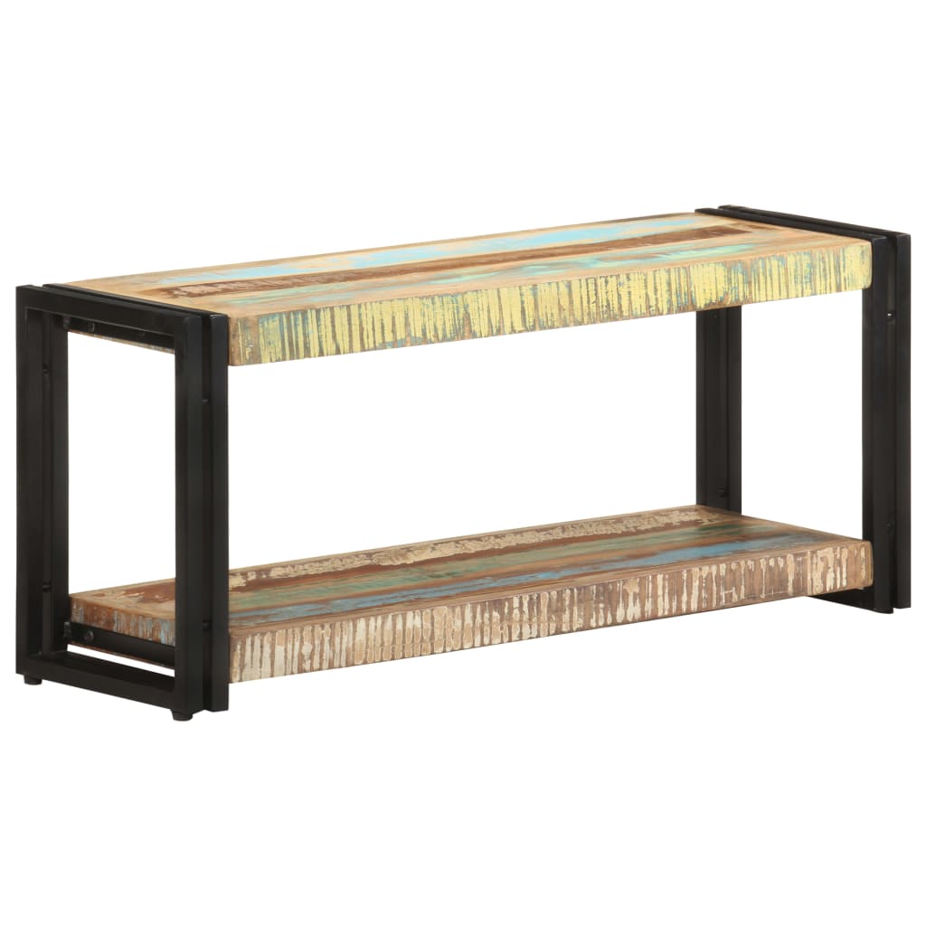 vidaXL TV Stand 35.4"x11.8"x15.7" Solid Wood Reclaimed-7