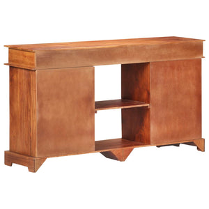 vidaXL Sideboard 53.1"x13.8"x29.5" Solid Acacia Wood-4