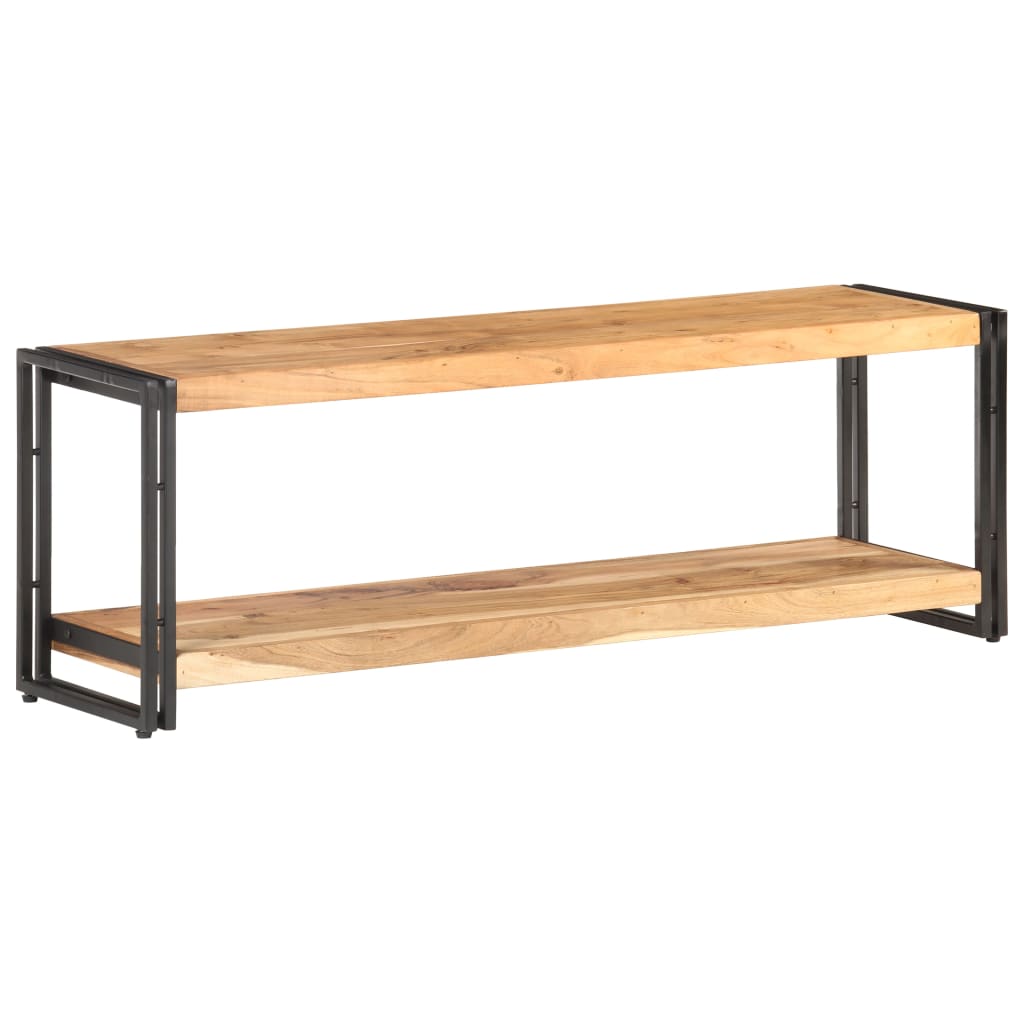 vidaXL TV Stand 47.2"x11.8"x15.7" Solid Wood Acacia-6