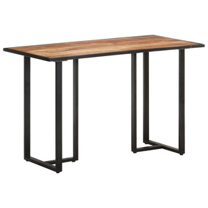 vidaXL Dining Table 47.2" Rough Mango Wood-6