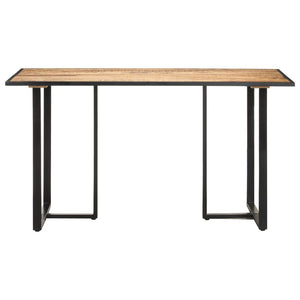 vidaXL Dining Table 55.1" Rough Mango Wood-1