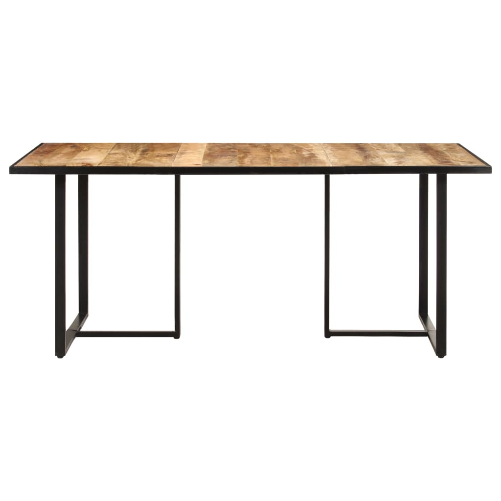 vidaXL Dining Table 70.9" Rough Mango Wood-1