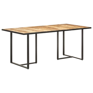 vidaXL Dining Table 70.9" Rough Mango Wood-6