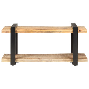 vidaXL TV Stand 35.4"x15.7"x15.7" Rough Mango Wood-1