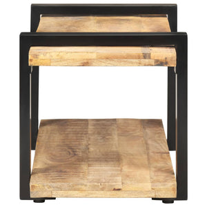 vidaXL TV Stand 35.4"x15.7"x15.7" Rough Mango Wood-2