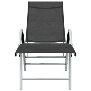 vidaXL Patio Lounge Chair Outdoor Sunbed Sunlounger Textilene and Aluminum-18