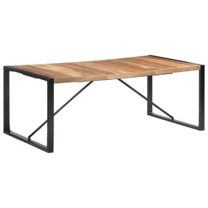 vidaXL Solid Wood Dining Table with Sheesham Finish Furniture Multi Sizes-20