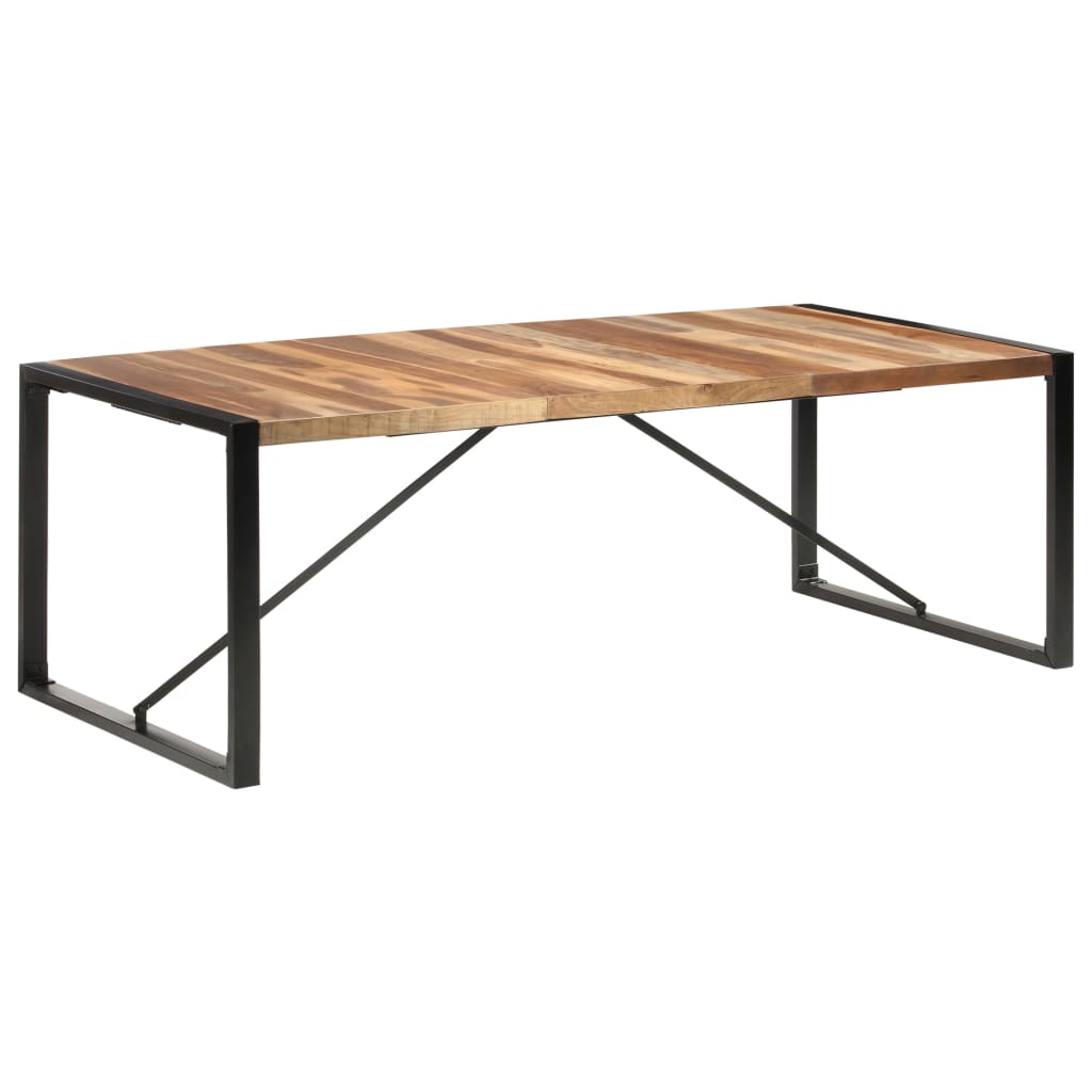 vidaXL Solid Wood Dining Table with Sheesham Finish Furniture Multi Sizes-31