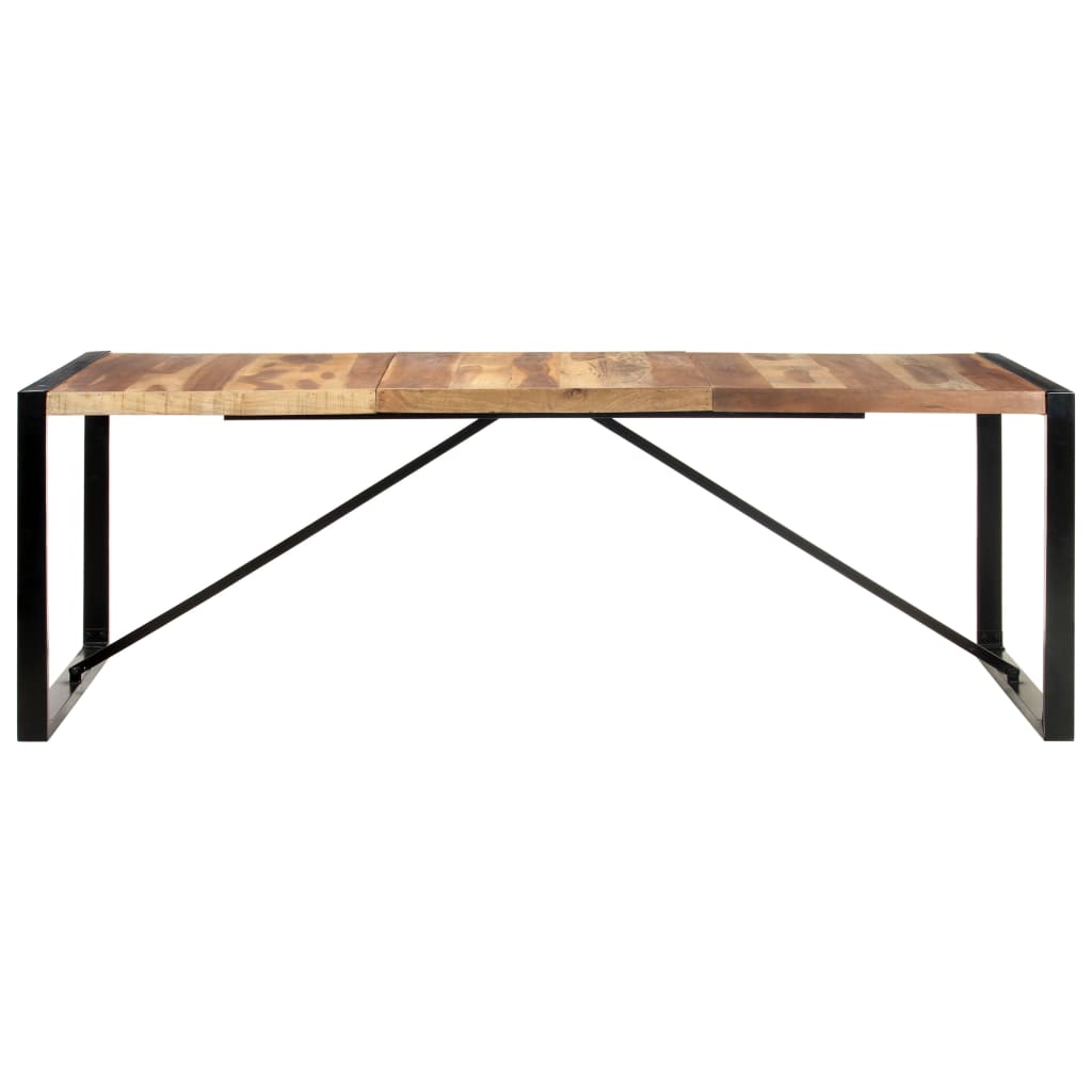vidaXL Solid Wood Dining Table with Sheesham Finish Furniture Multi Sizes-41