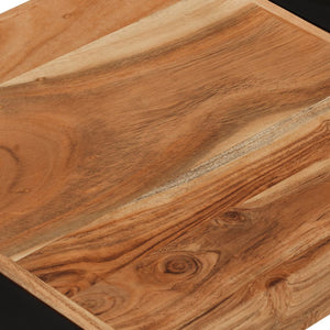 vidaXL Nesting Tables 3 pcs Solid Wood with Sheesham Finish-6