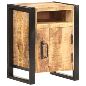 vidaXL Bedside Cabinet 15.7"x13.8"x21.7" Solid Mango Wood-5