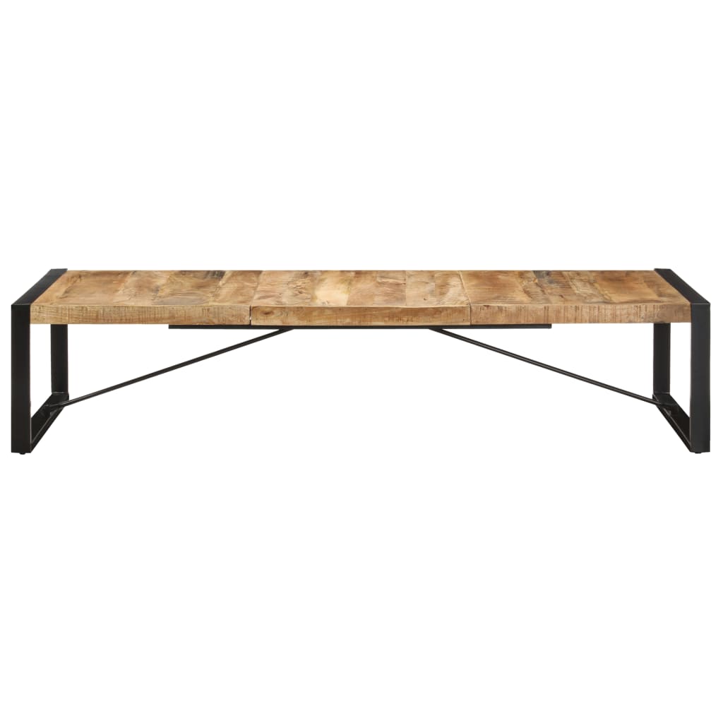 vidaXL Coffee Table 70.9"x35.4"x15.7" Rough Mango Wood-1