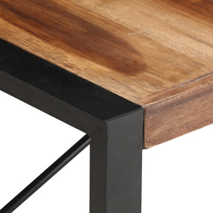 vidaXL Coffee Table 70.9"x35.4"x15.7" Solid Wood with Sheesham Finish-2