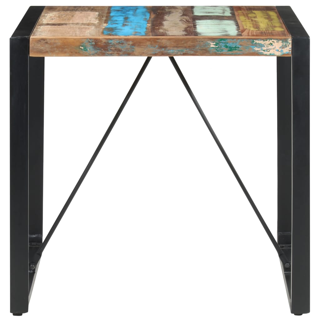 vidaXL Dining Table 31.5"x31.5"x29.5" Solid Reclaimed Wood-0