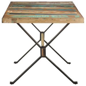 vidaXL Dining Table 63"x31.5"x29.9" Solid Reclaimed Wood-1