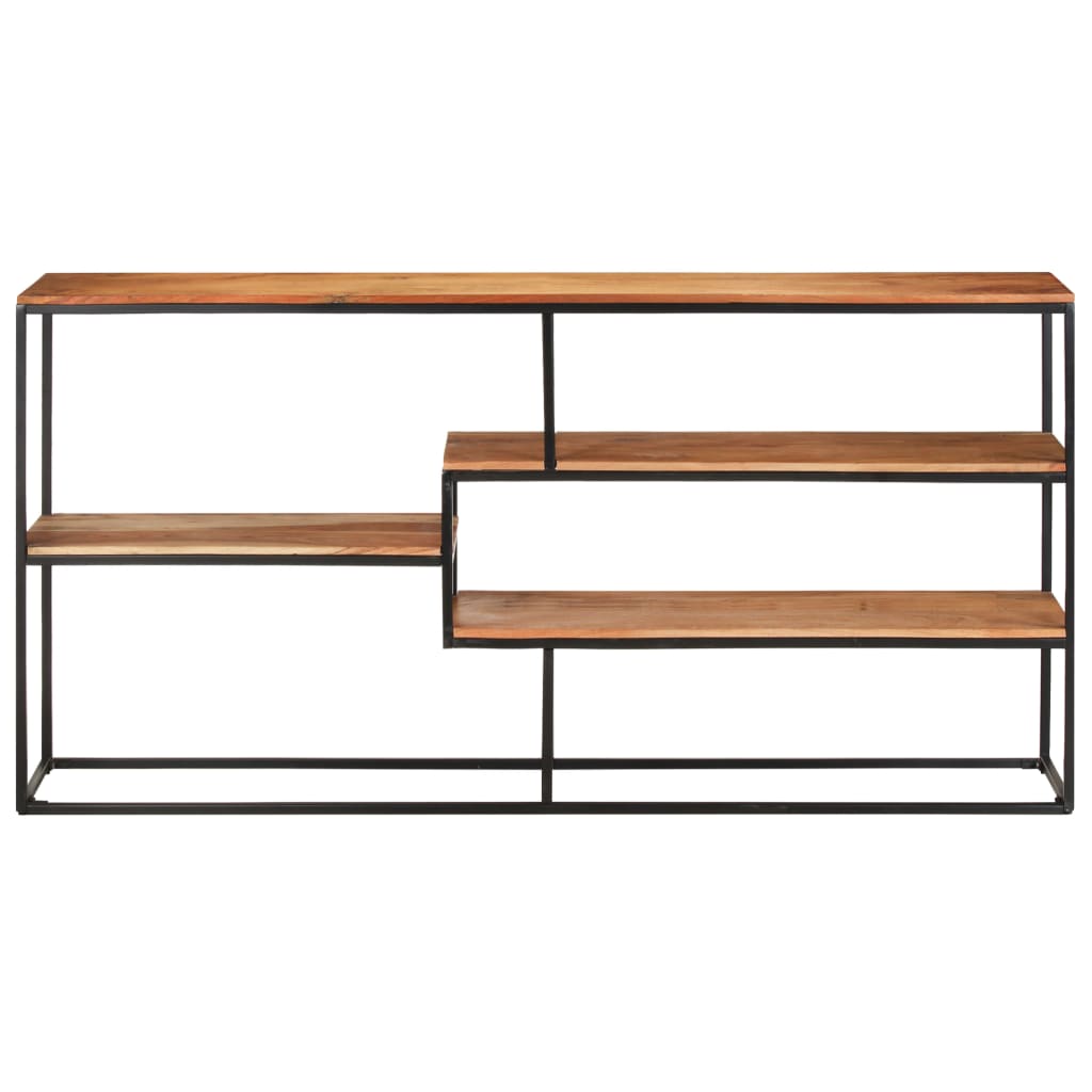 vidaXL Sideboard 59.1"x11.8"x29.5" Solid Acacia Wood-0