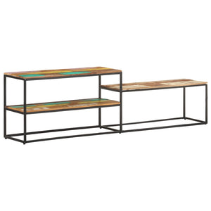 vidaXL TV Stand 70.9"x11.8"x19.7" Solid Wood Reclaimed-2