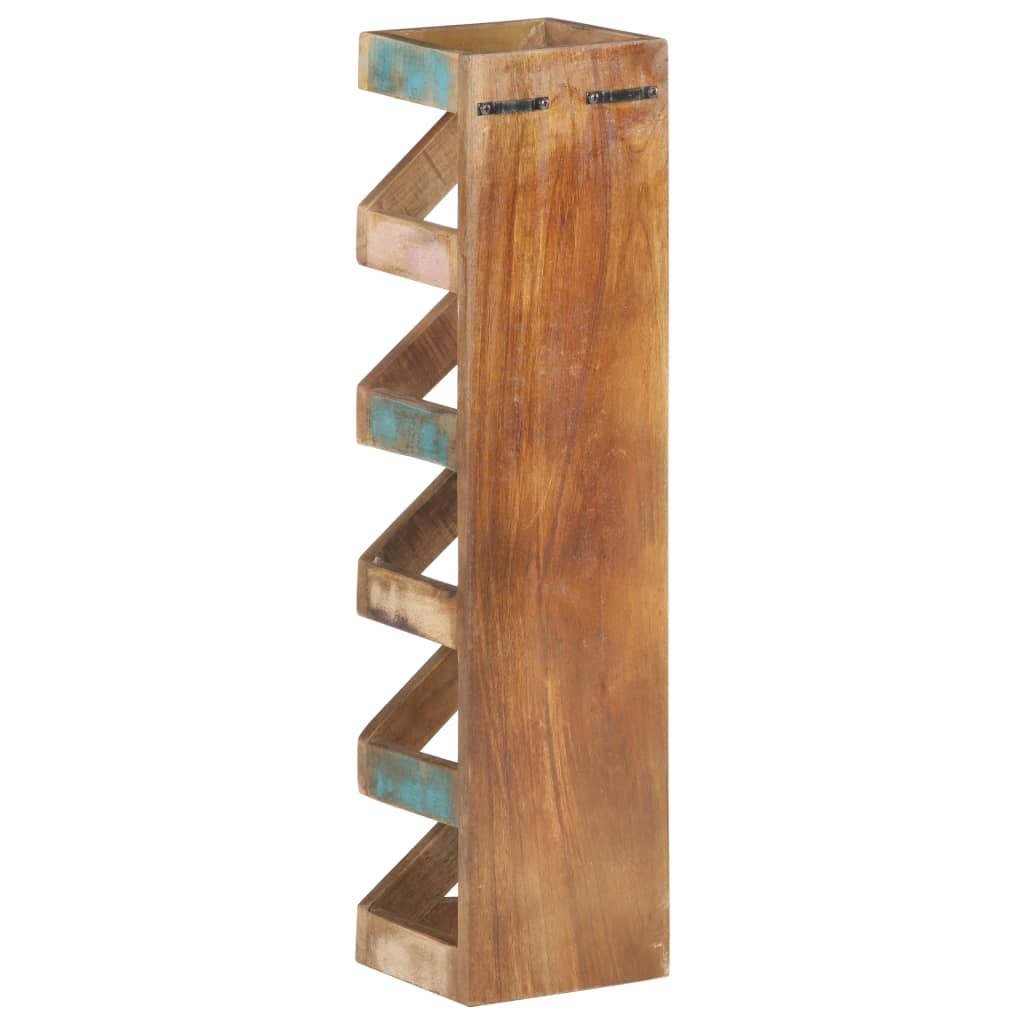 vidaXL Wine Rack for 5 Bottles Solid Reclaimed Wood-2