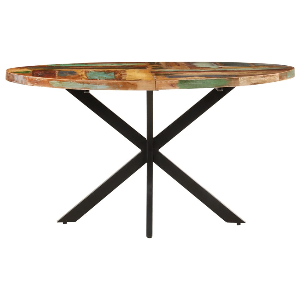 vidaXL Dining Table 55.1"x31.5"x29.5" Solid Reclaimed Wood-0
