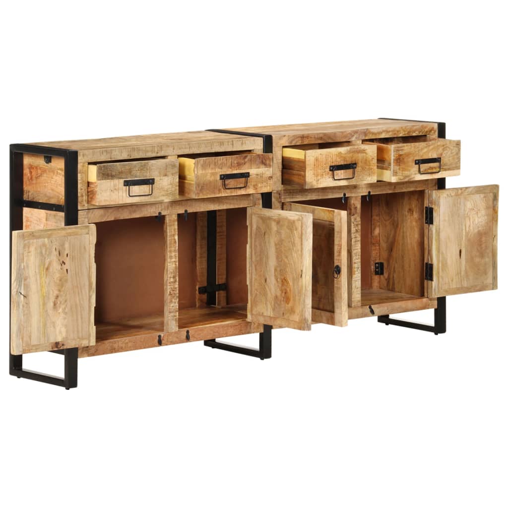 vidaXL Sideboard 67.7"x13.8"x31.5" Solid Mango Wood-0