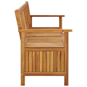 vidaXL Patio Storage Bench 66.9" Solid Acacia Wood-1