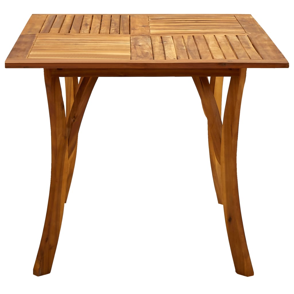 vidaXL Patio Table 59.1"x35.4"x29.5" Solid Acacia Wood-1