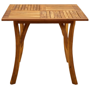 vidaXL Patio Table 59.1"x35.4"x29.5" Solid Acacia Wood-1