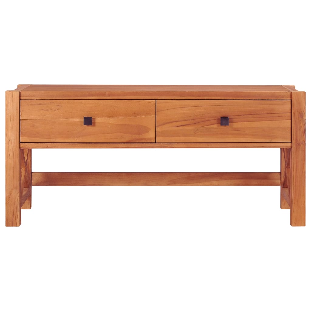 vidaXL TV Stand TV Unit Sideboard TV Console Media Unit Cupboard Teak Wood-4