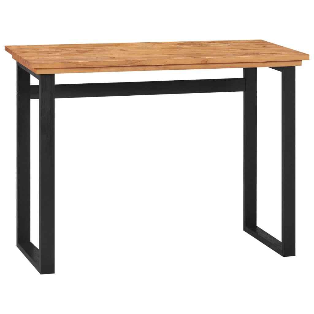 vidaXL Desk Console Table Computer Desk Home Office Study Desk Solid Wood Teak-1