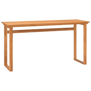 vidaXL Desk Console Table Computer Desk Home Office Study Desk Solid Wood Teak-3