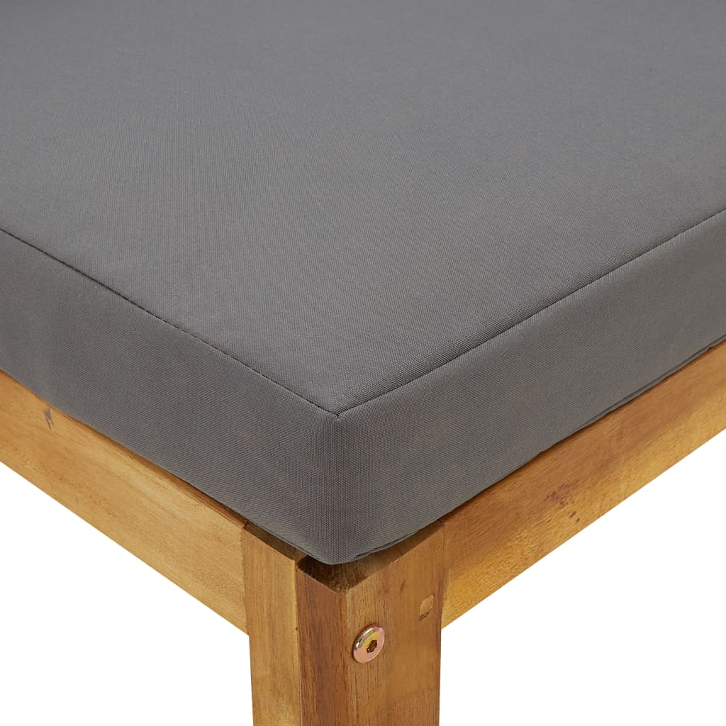 vidaXL Sectional Corner Sofas 2 pcs with Cushions Dark Gray-5