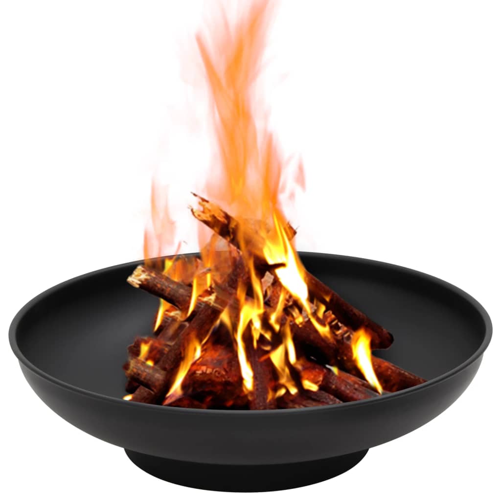 vidaXL Fire Pit Fireplace Outdoor Patio Heater Garden Furnace Fire Bowl Steel-23