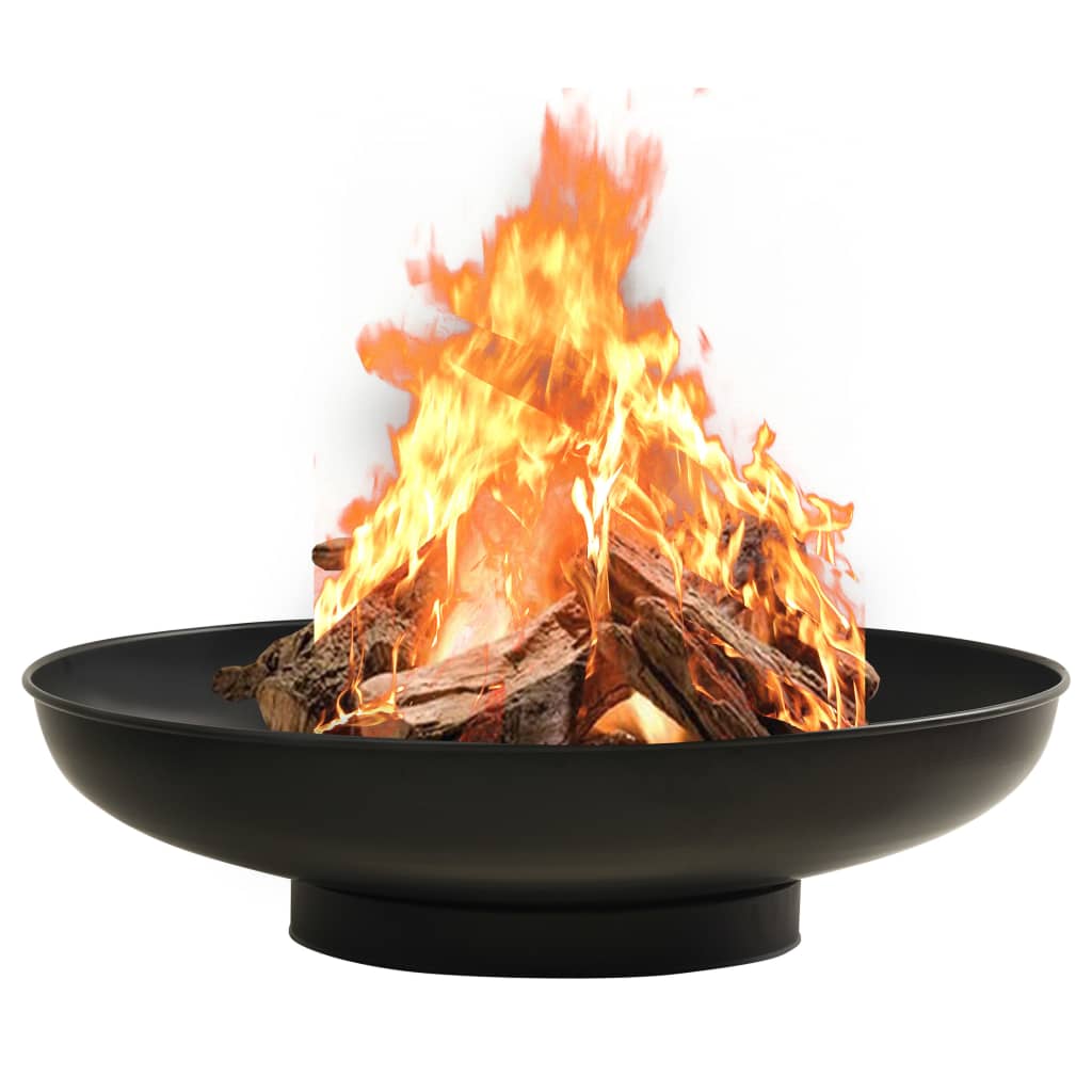 vidaXL Fire Pit Fireplace Outdoor Patio Heater Garden Furnace Fire Bowl Steel-6
