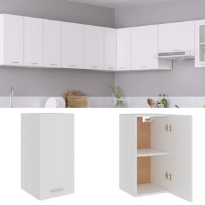 vidaXL Hanging Cabinet White 11.6"x12.2"x23.6" Engineered Wood-1