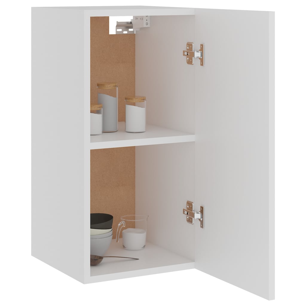 vidaXL Hanging Cabinet White 11.6"x12.2"x23.6" Engineered Wood-4