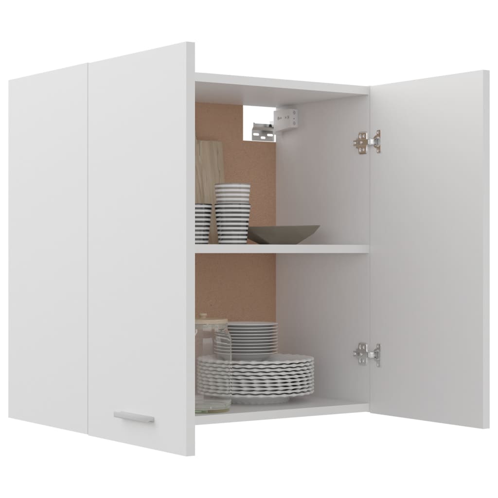 vidaXL Hanging Cabinet White 23.6"x12.2"x23.6" Engineered Wood-5