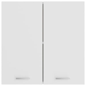 vidaXL Hanging Cabinet White 23.6"x12.2"x23.6" Engineered Wood-7