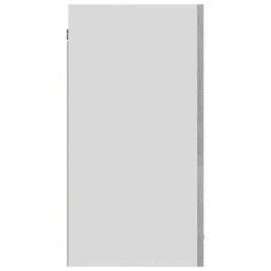 vidaXL Hanging Cabinet Concrete Gray 31.5"x12.2"x23.6" Engineered Wood-7