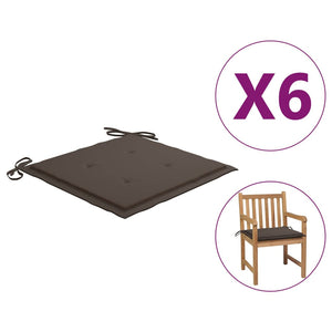 vidaXL Chair Cushion Non Slip Outdoor Patio Seat Cushion Pad Oxford Fabric-5