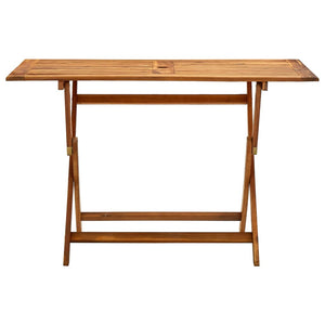 vidaXL Folding Patio Table Outdoor Folding Garden Table Solid Wood Acacia-6