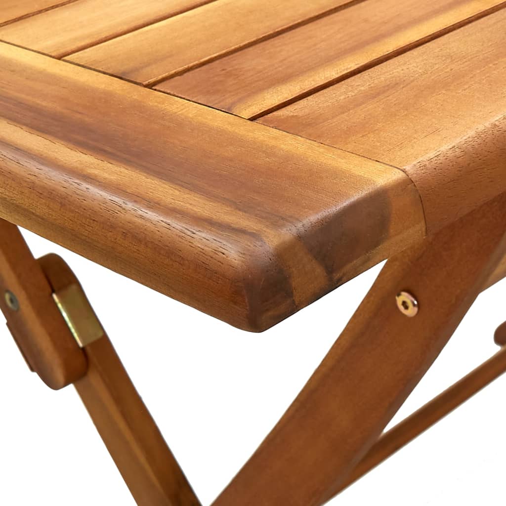vidaXL Folding Patio Table Outdoor Folding Garden Table Solid Wood Acacia-14