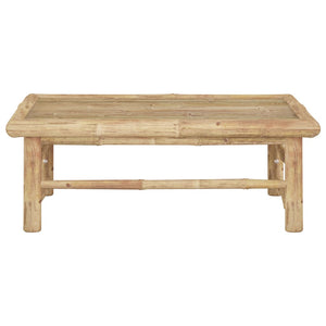 vidaXL Patio Table 25.6"x25.6"x11.8" Bamboo-1