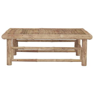 vidaXL Patio Table 25.6"x25.6"x11.8" Bamboo-2