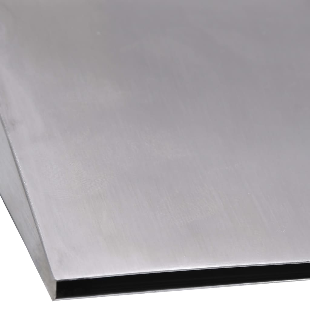 vidaXL Pool Fountain Silver 17.7"x10.2"x5.1" Stainless Steel-5
