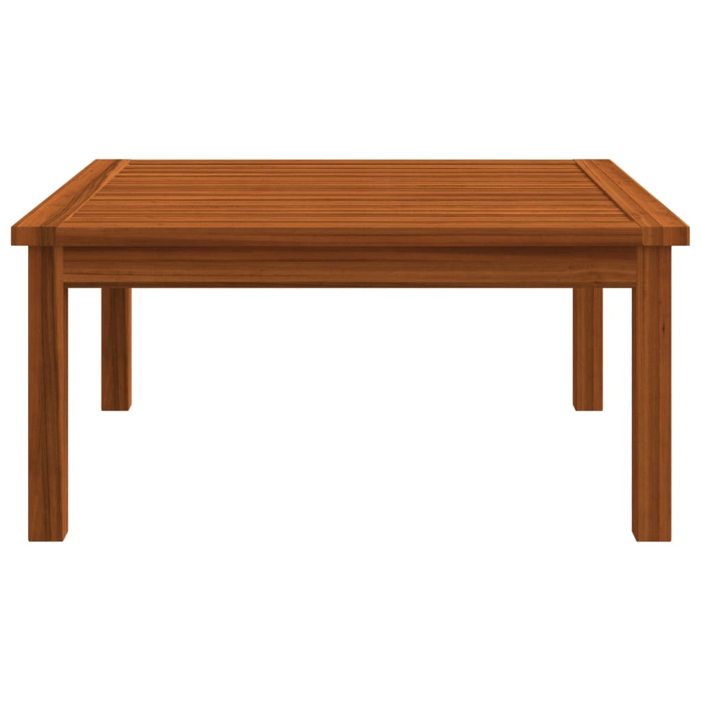 vidaXL Patio Lounge Table 24.8"x24.8"x11.8" Solid Acacia Wood-2