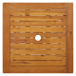 vidaXL Folding Patio Table 35.4"x35.4"x29.5" Solid Acacia Wood-12
